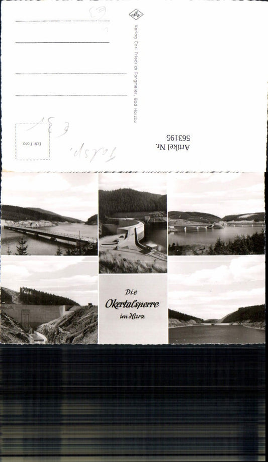 563195,Mehrbild Ak Altenau Okertalsperre i. Harz Talsperre