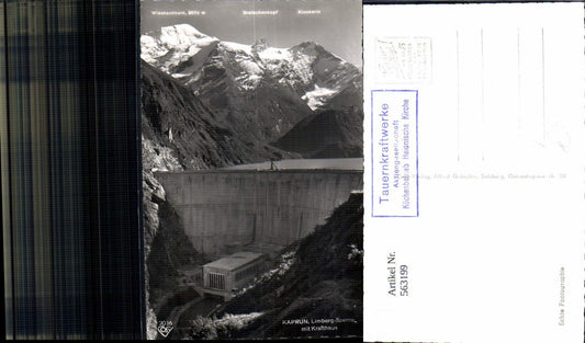 563199,Foto Ak Kaprun Limberg-Sperre m. Krafthaus Talsperre pub Cosy 2036