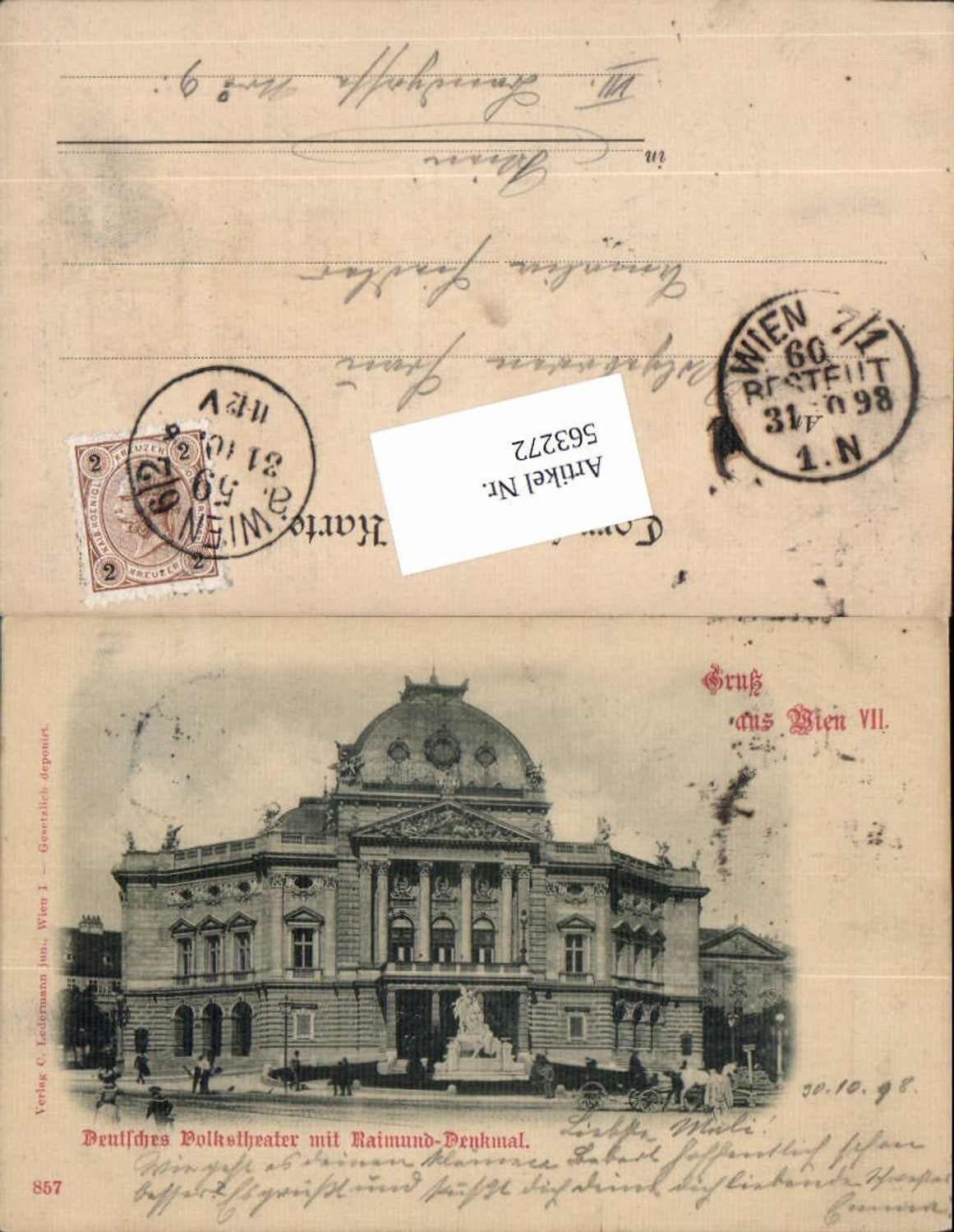 Alte Ansichtskarte – Old Postcard