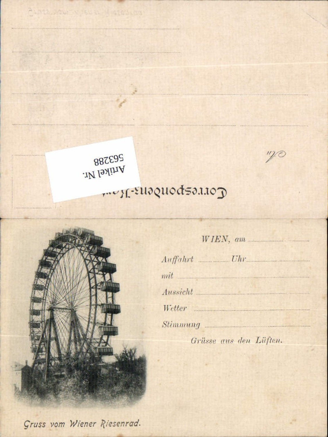 Alte Ansichtskarte – Old Postcard