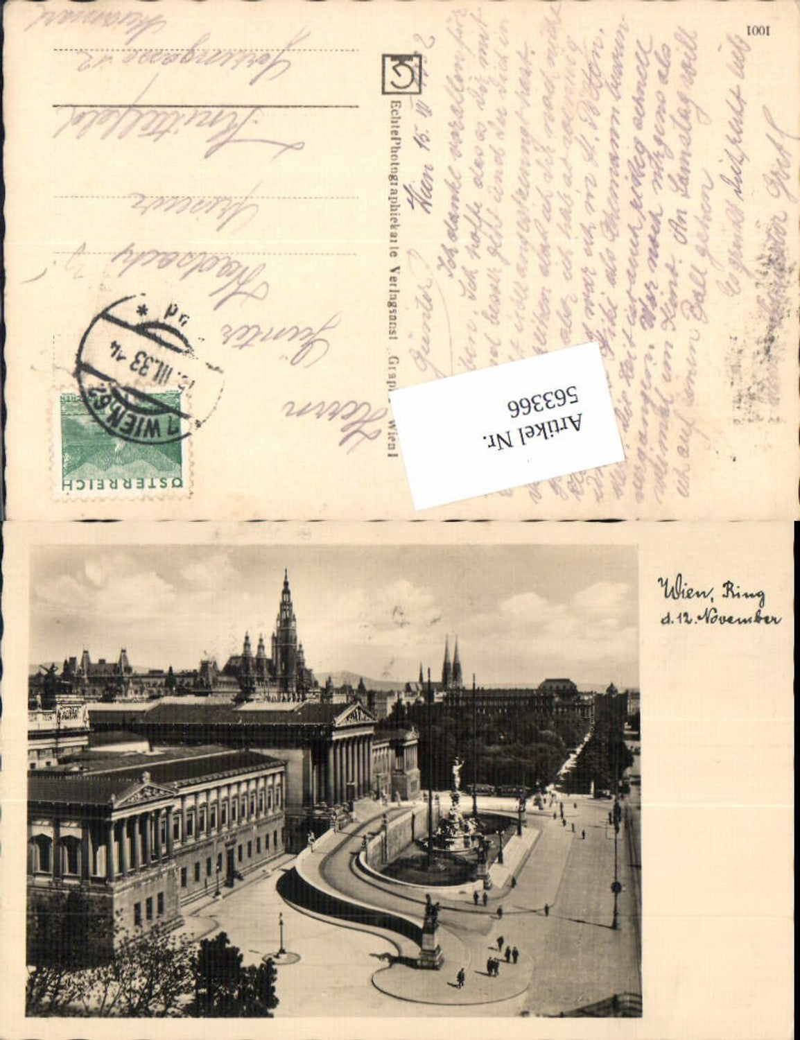 Alte Ansichtskarte – Old Postcard