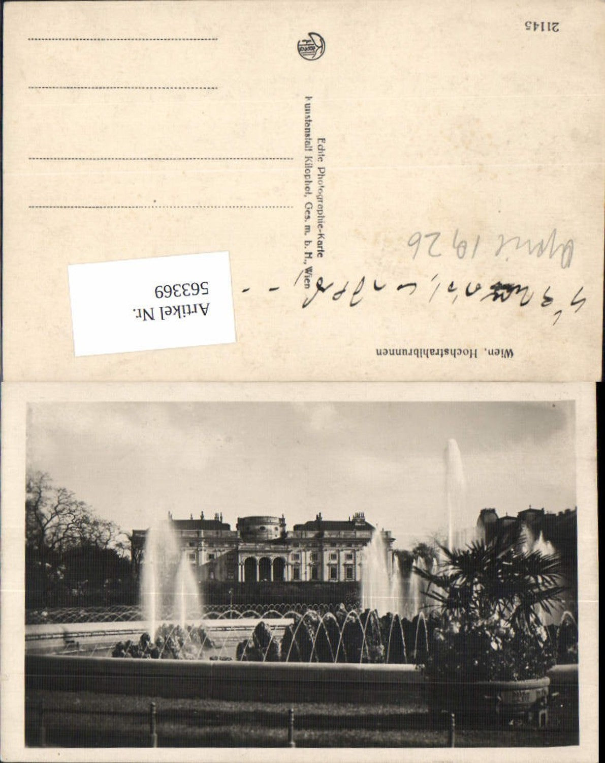 Alte Ansichtskarte – Old Postcard
