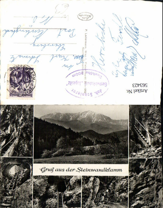 563423,Mehrbild Ak Steinwandklamm Schlucht Weissenbach an der Triesting