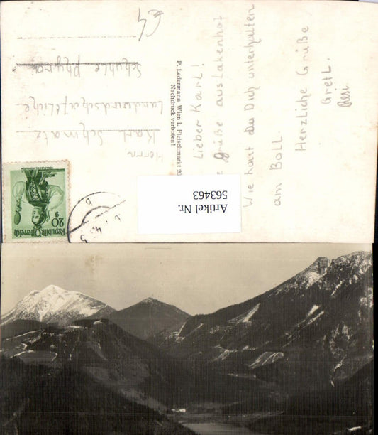 563463,Lunzer See Lunz am See Ötscher u. Scheiblingstein