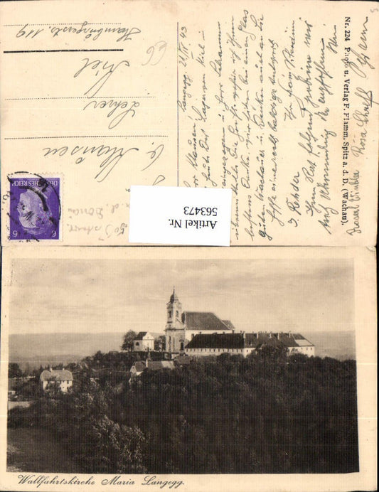 563473,Maria Langegg Wallfahrtskirche Kirche Bergern im Dunkelsteinerwald