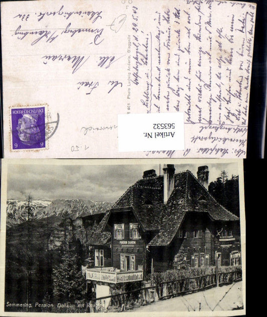 563532,Semmering Pension Daheim m. Raxalpe