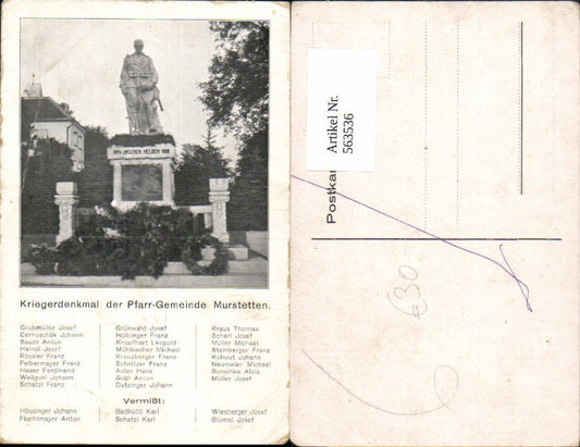 563536,Murstetten Krieger-Denkmal Perschling
