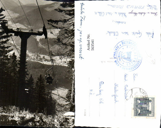 563541,Foto Ak Lackenhof Gaming a. Ötscher Sessellift Seilbahn