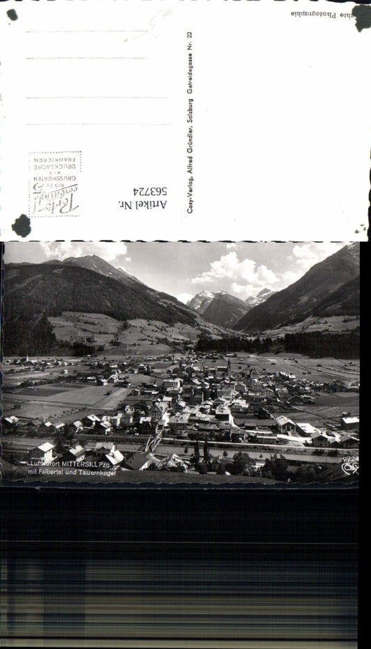 563724,Foto Ak Mittersill m. Felbertal u. Tauernkogel
