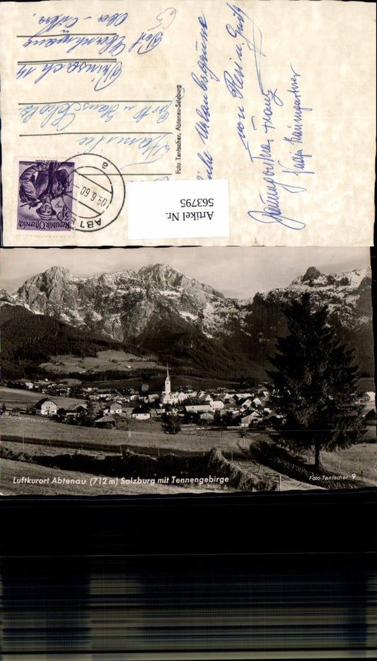 563795,Foto Ak Abtenau m. Tennengebirge