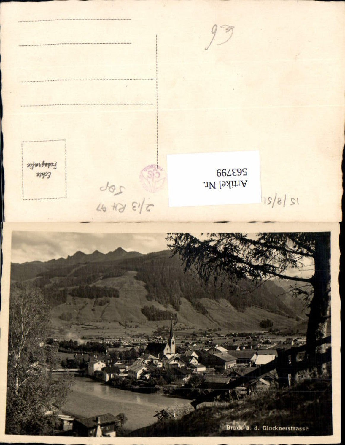 563799,Foto Ak Bruck a. d. Glocknerstraße
