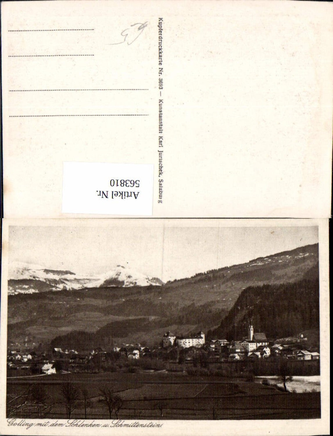 563810,Golling m. d. Schlenken u. Schmittenstein