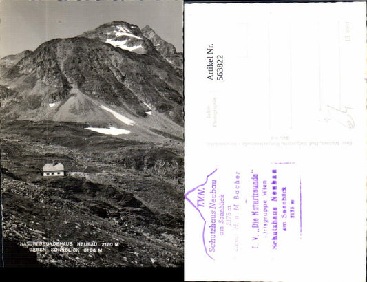 563822,Foto Ak Rauris Naturfreundehaus Neubau g. Sonnblick