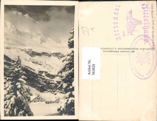 563829,Rauris Kolm Saigurn m. Sonnblick Winteransicht