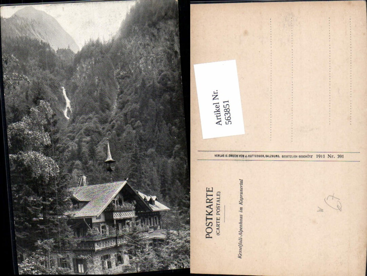 563851,Kesselfall-Alpenhaus i. Kaprunertal Kaprun Zell a. See
