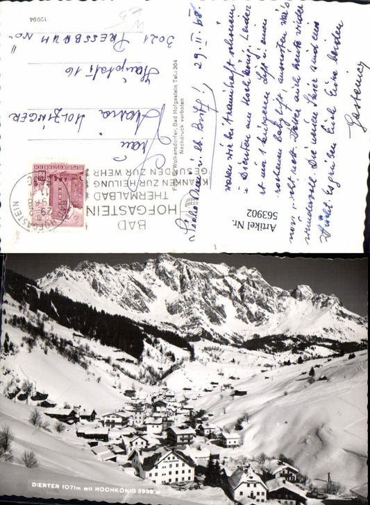 563902,Foto Ak Dienten am Hochkönig Winteransicht