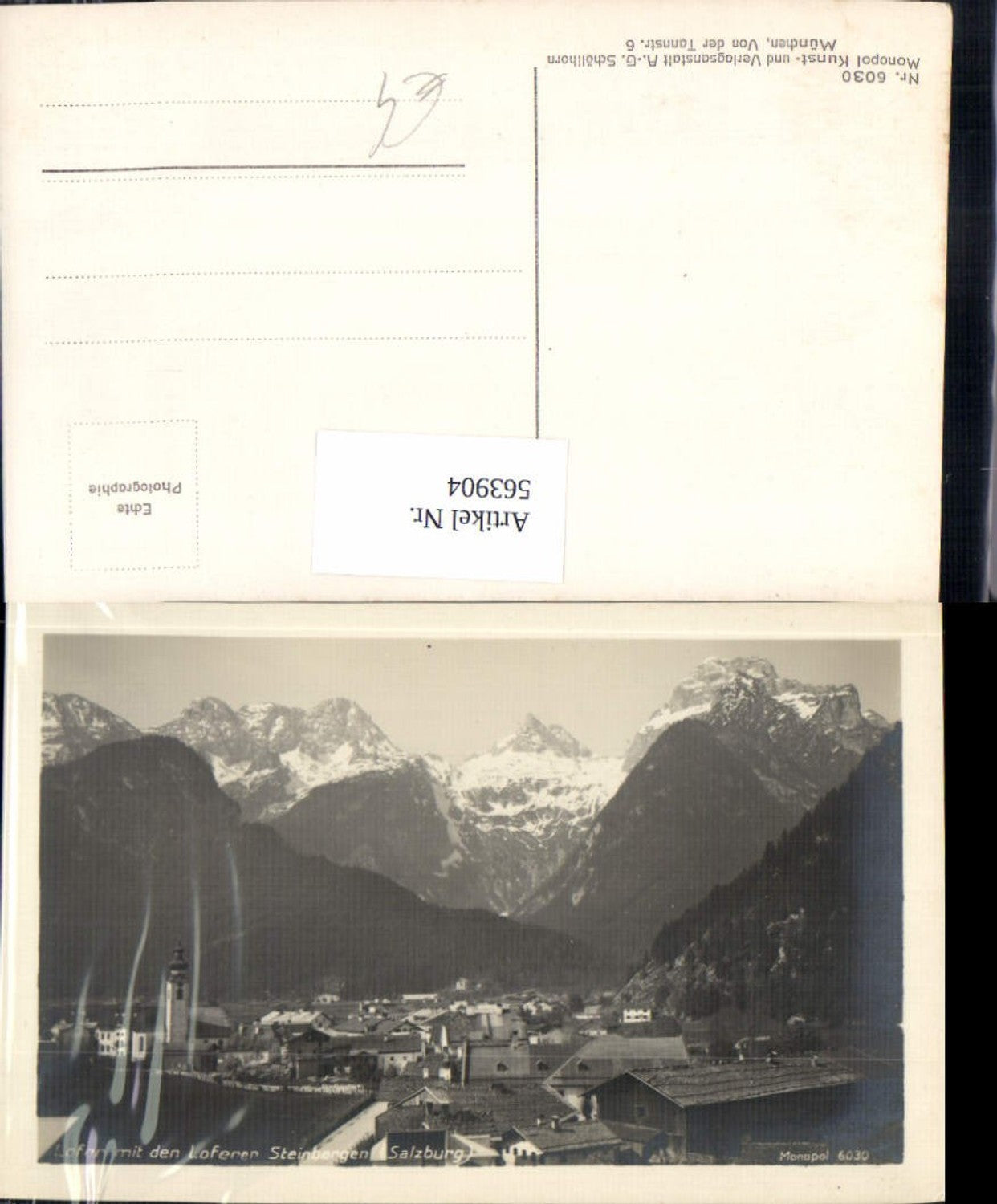 563904,Foto Ak Lofer m. d. Loferer Steinbergen