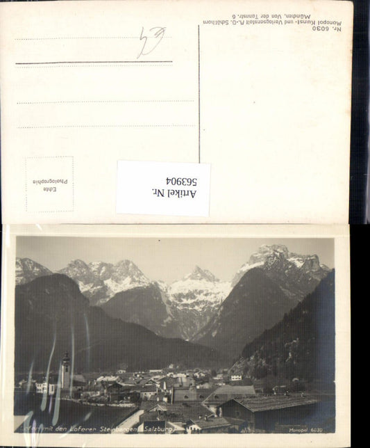 563904,Foto Ak Lofer m. d. Loferer Steinbergen