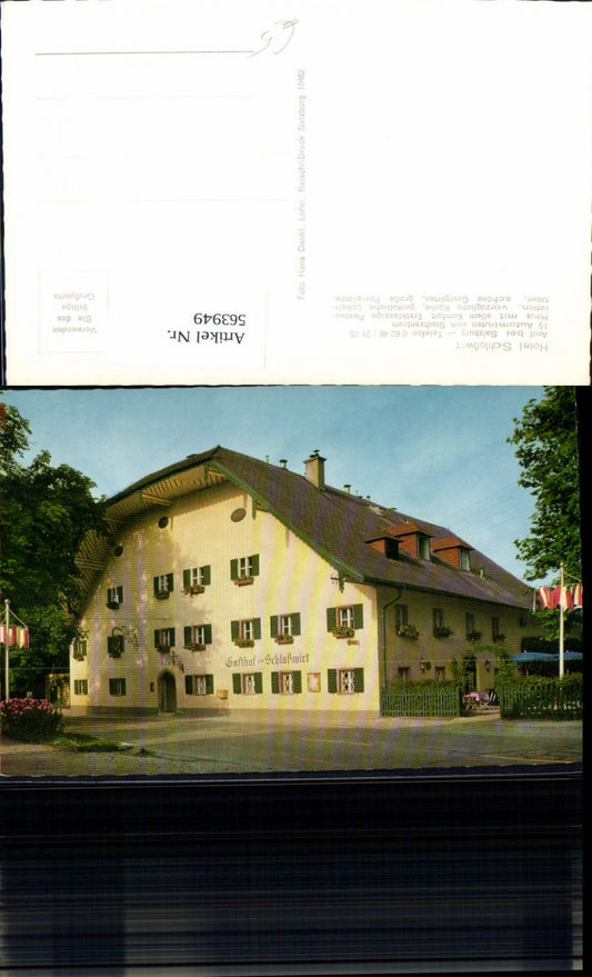 563949,Anif b. Salzburg Hotel Schloßwirt