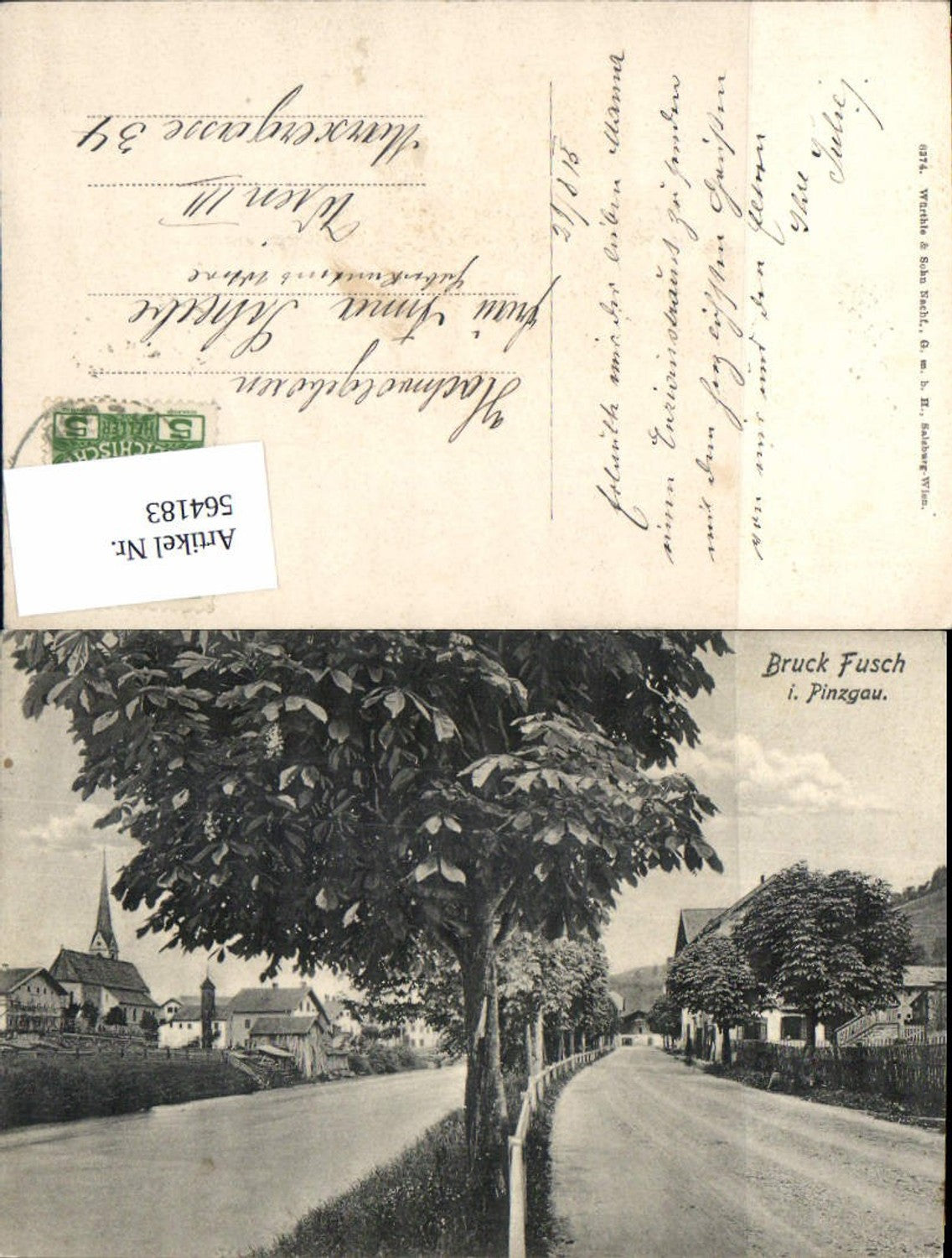 564183,Bruck Fusch an der Glocknerstraße im Pinzgau Straßenansicht
