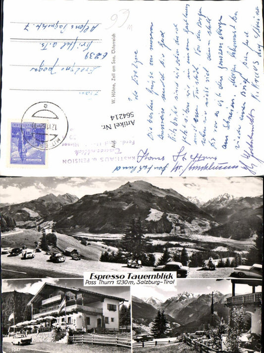 564214,Mehrbild Ak Pass Thurn Mittersill Espresso Tauernblick Auto VW Käfer