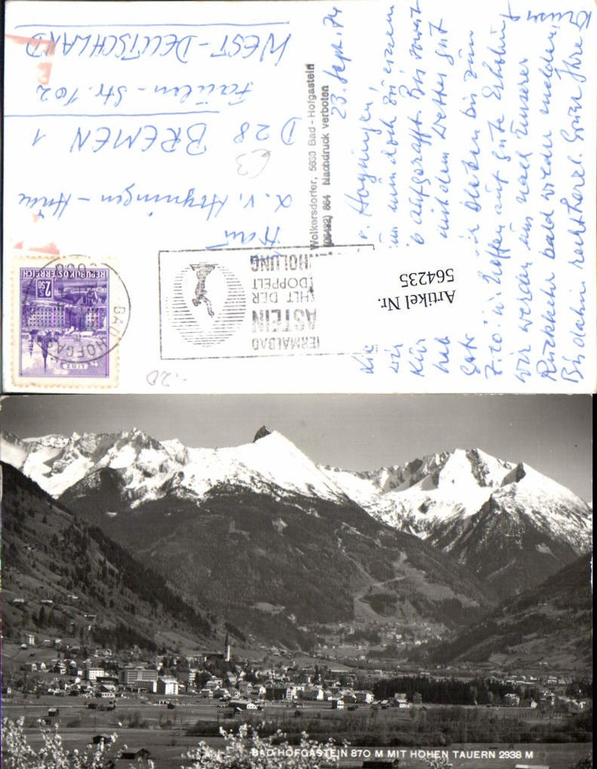Alte Ansichtskarte – Old Postcard