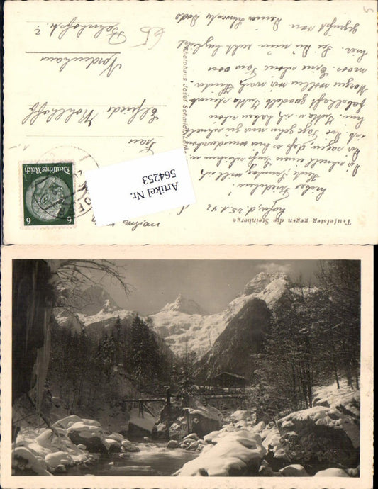 564253,Foto Ak Lofer Teufelsteg geg. d. Steinberge