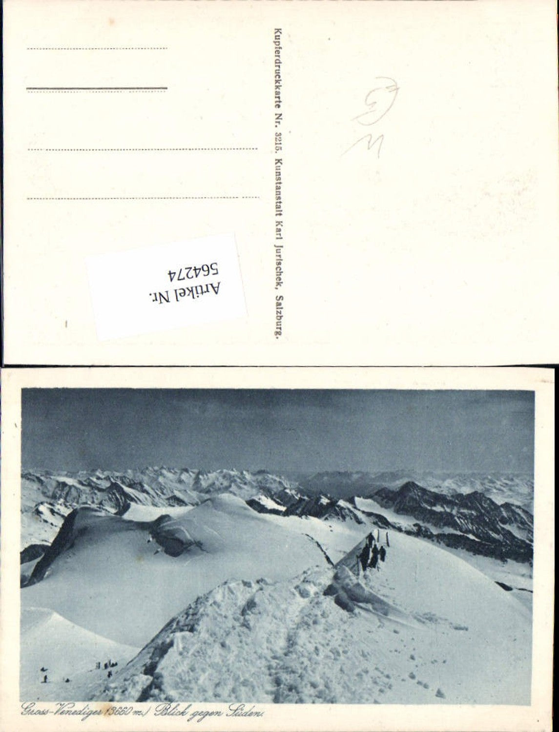 564274,Großvenediger Blick geg. Süden Neukirchen a. Großvenediger