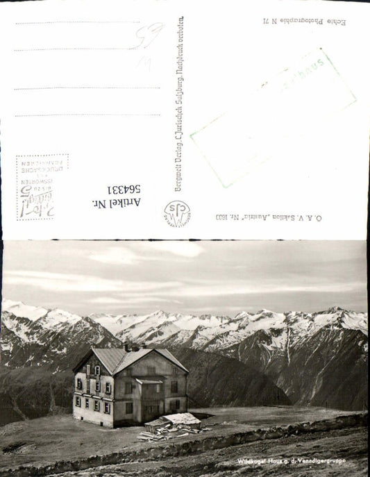 564331,Foto Ak Neukirchen am Großvenediger Wildkogel-Haus g.d. Venedigergruppe