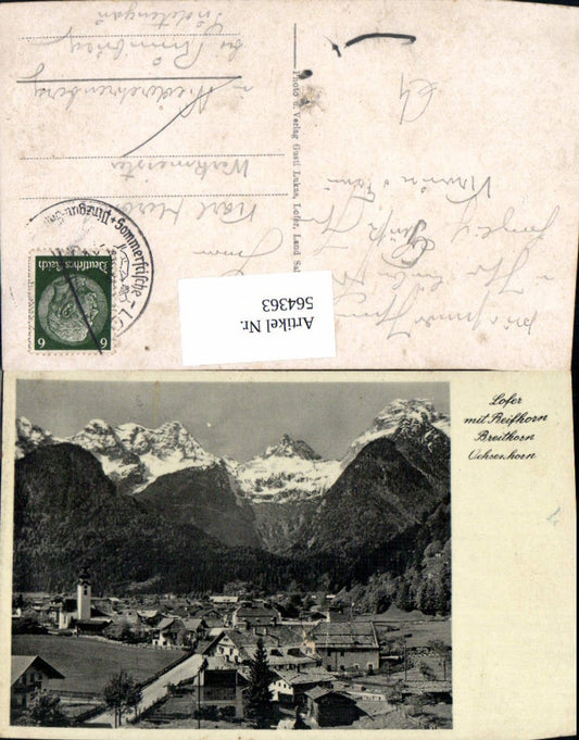 564363,Lofer m. Reifhorn Breithorn Ochsenhorn