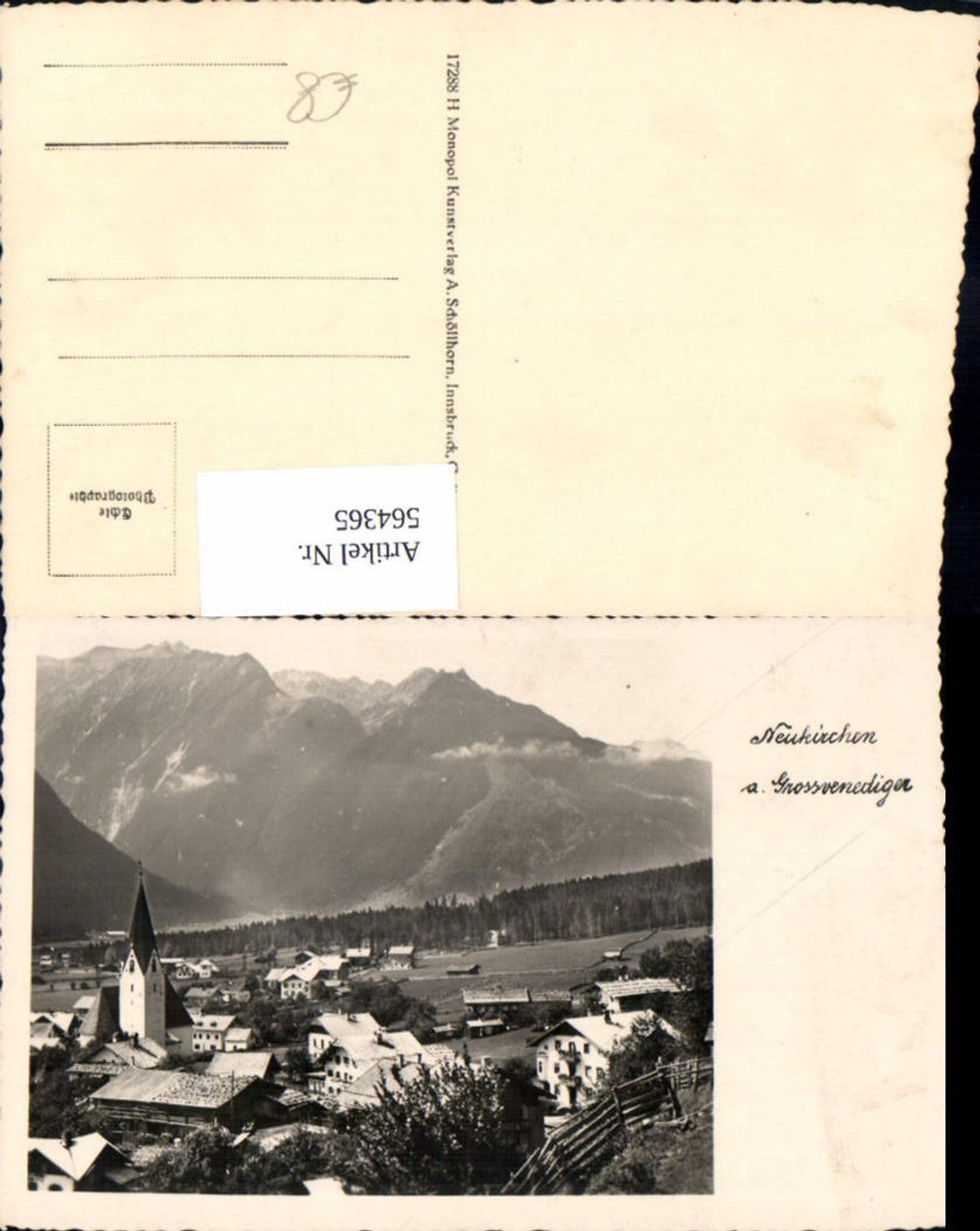 564365,Foto Ak Neukirchen am Großvenediger Ansicht