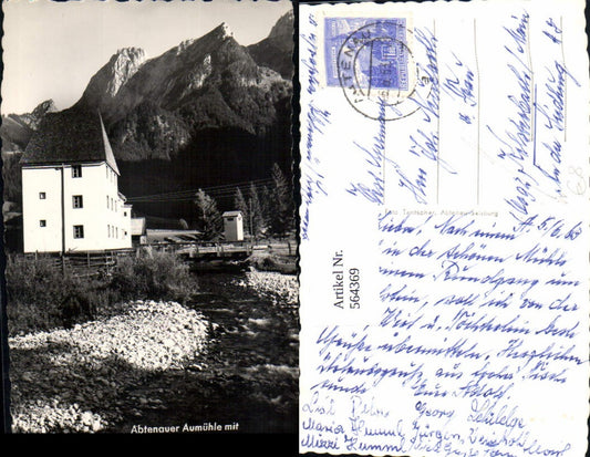 564369,Foto Ak Abtenau Aumühle m. Tennengebirge