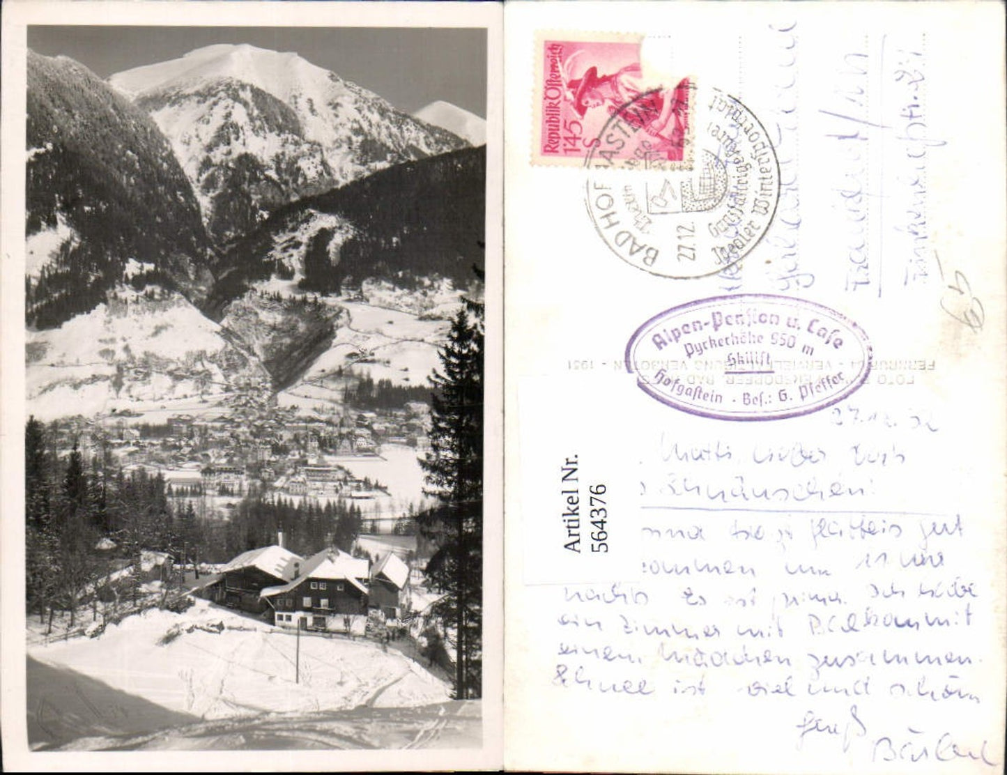Alte Ansichtskarte – Old Postcard