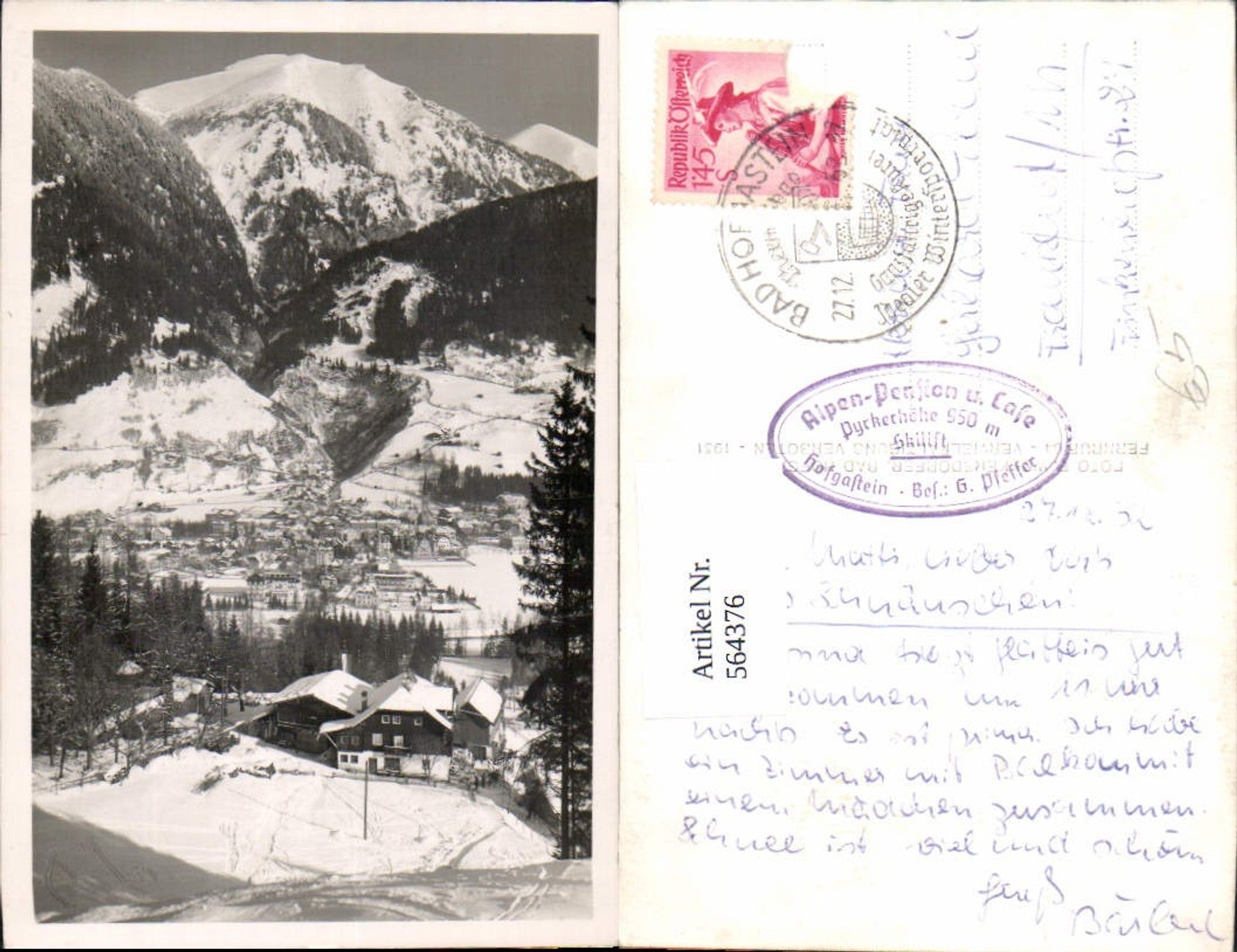 Alte Ansichtskarte – Old Postcard