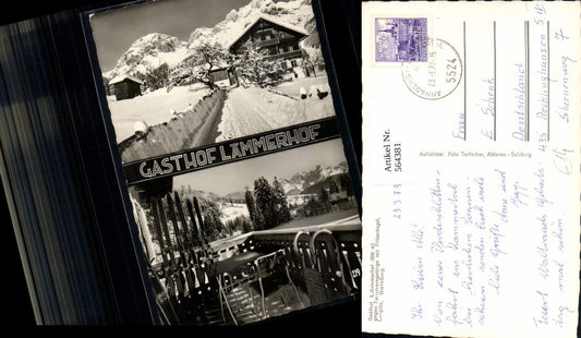 564381,Mehrbild Ak Annaberg-Lungötz Gasthof Lämmerhof