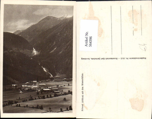 564396,Krimml m. d. Wasserfällen Wasserfall