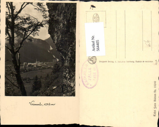 564405,Foto Ak Krimml Totale