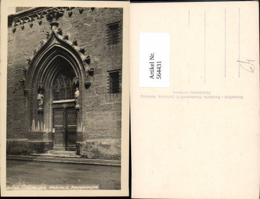 564431, Photo Ak Salzburg Portal of the Parish Church