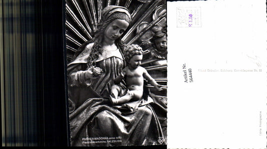 564440,Photo Ak Salzburg Franciscan Church Pacher-Madonna Religion