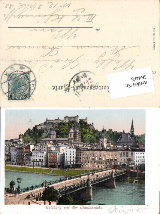 564468, Salzburg with State Bridge, Brandt pub 378