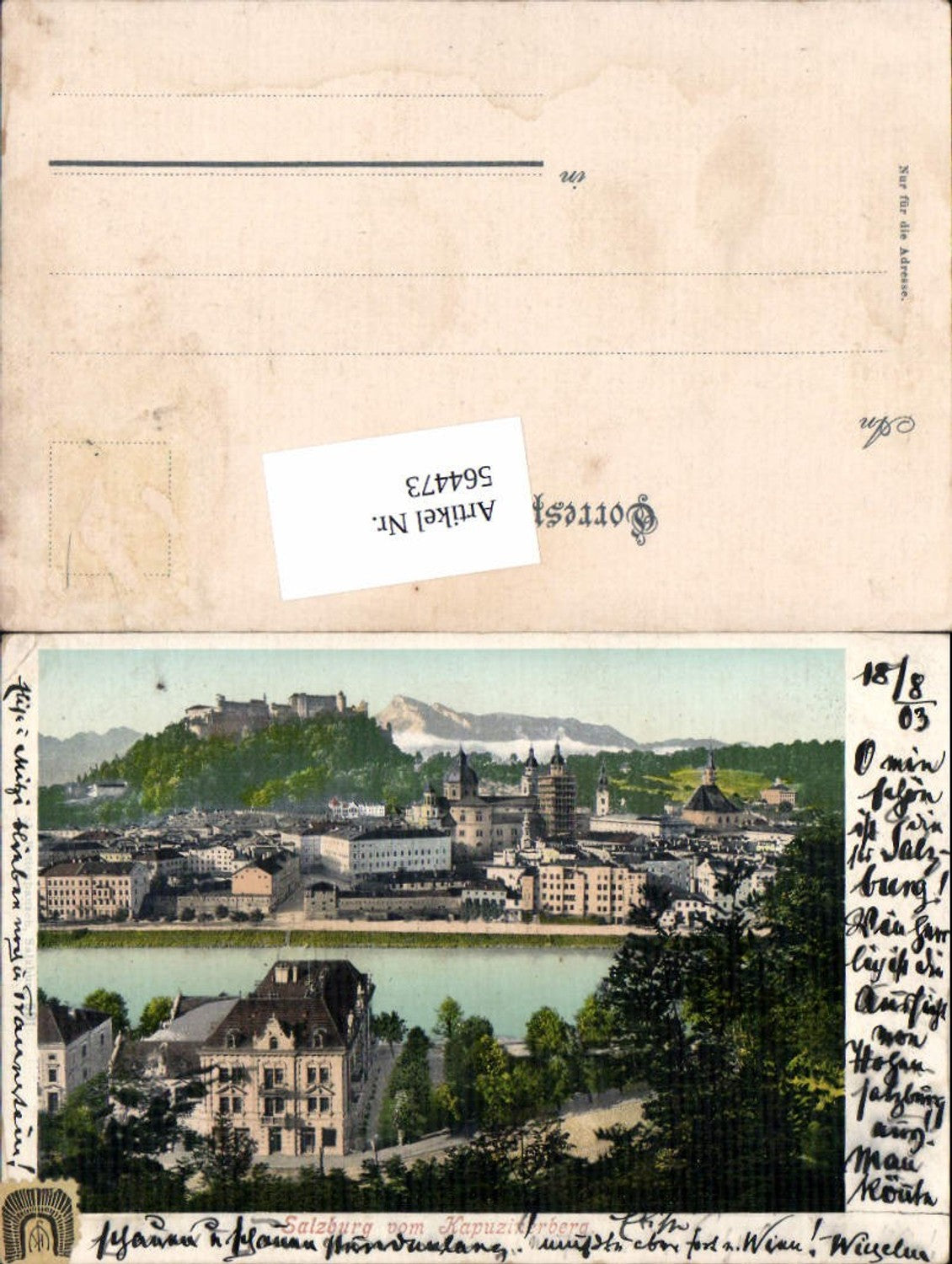 564473, Salzburg from Kapuzinerberg pub Bettenhausen 501