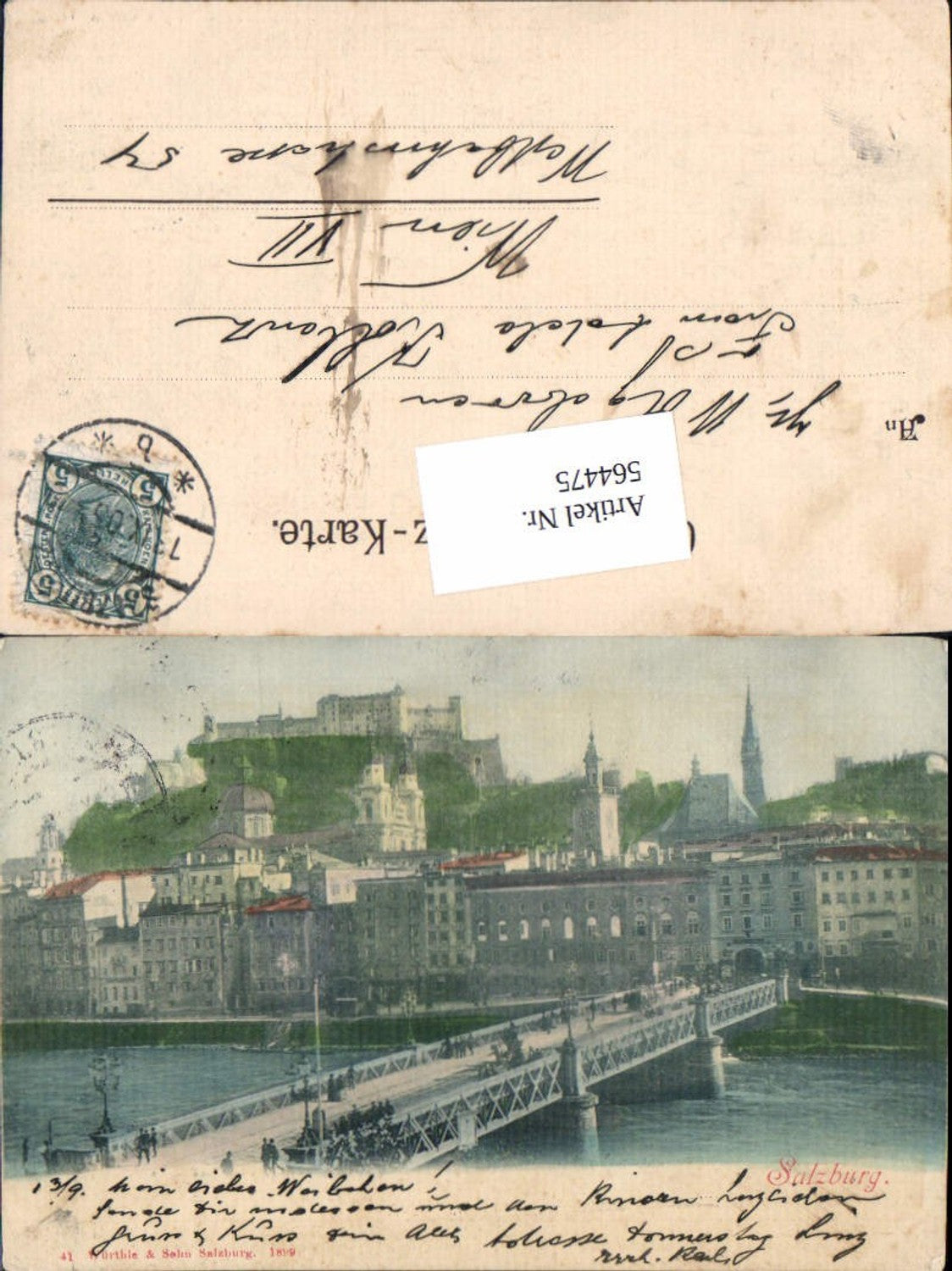 564475, Salzburg State Bridge Bridge 1905 pub Würthle &amp; Sohn 41