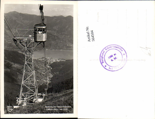 564504,Zell am See Schmittenhöhe Seilbahn pub Cosy 1923a