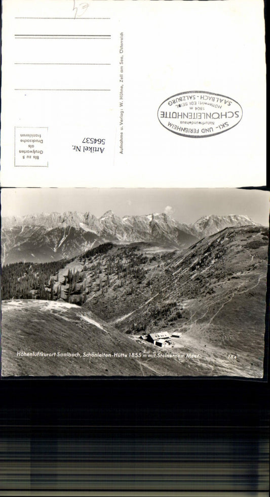 564537,Saalbach Schönleitenhütte