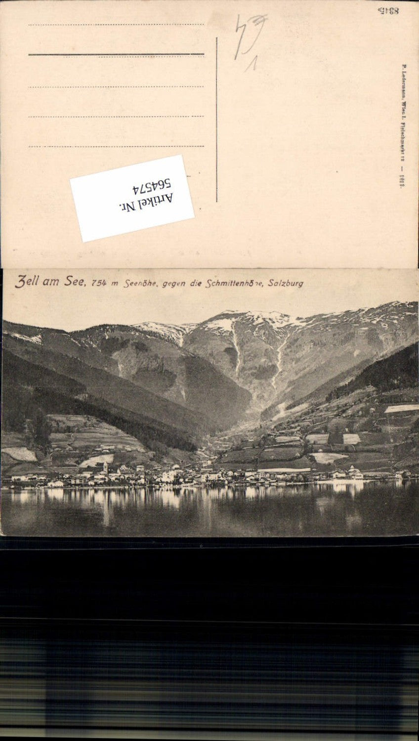 564574,Zell am See gegen Schmittenhöhe pub Ledermann 8345