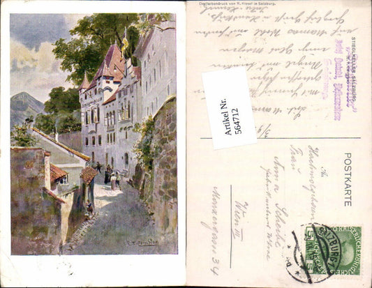 564712, Artist AK ET Compton Salzburg Stieglkeller Stiegl Beer
