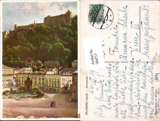 564717, Artist AK Salzburg Schwemme Chapter