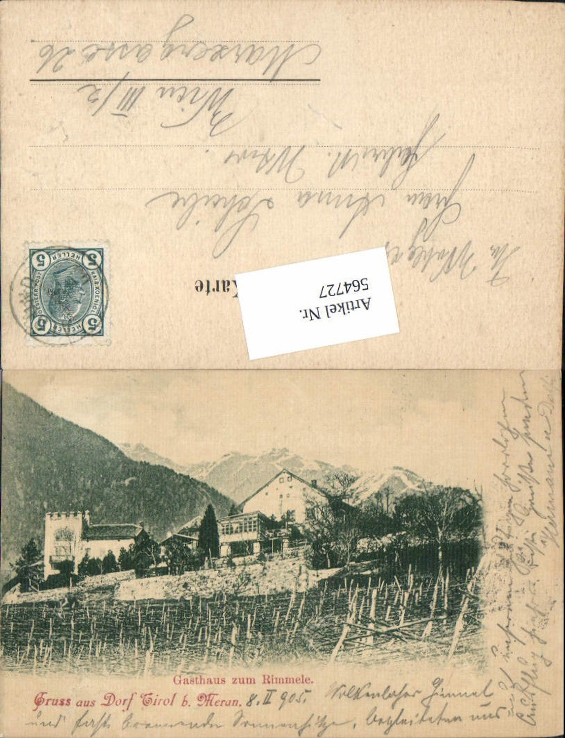 Alte Ansichtskarte – Old Postcard