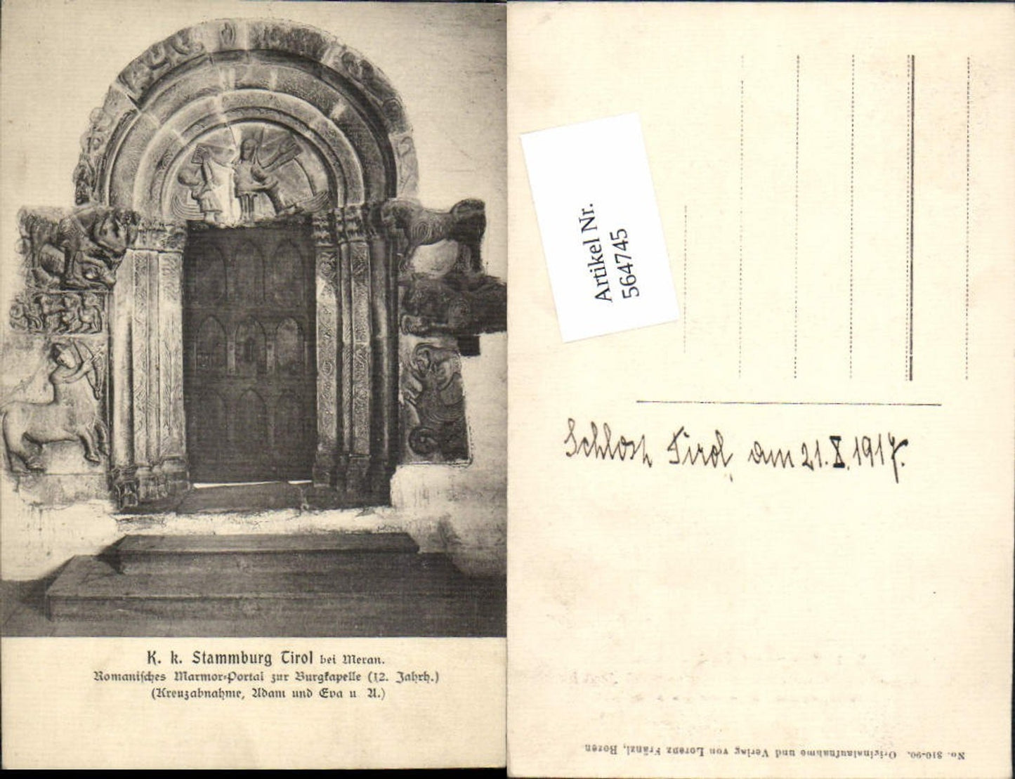 Alte Ansichtskarte – Old Postcard