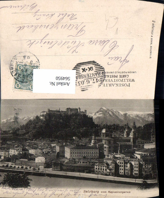 564950, Salzburg v. Kapuzinergarten pub Würthle u. Sohn 2